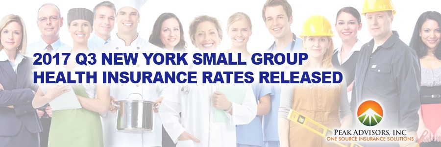 PEak Advisors 2017 3Q NY Small Group Insurance Rates