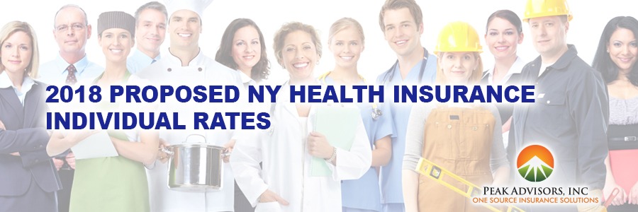2018 Proposed NY Health Insurance Individual Rates